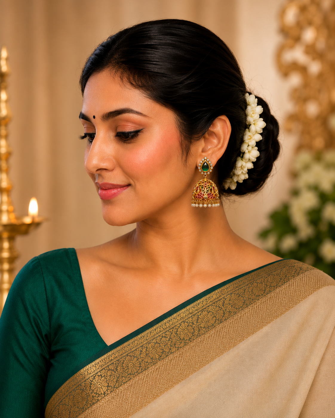 Mayil Valli Heritage Jhumkas
